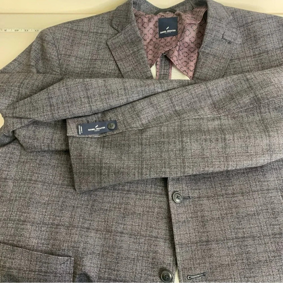 Daniel Hechter Purple Hue Plaid Sport Coat Blazer Size 2X nwot - Picture 15 of 16